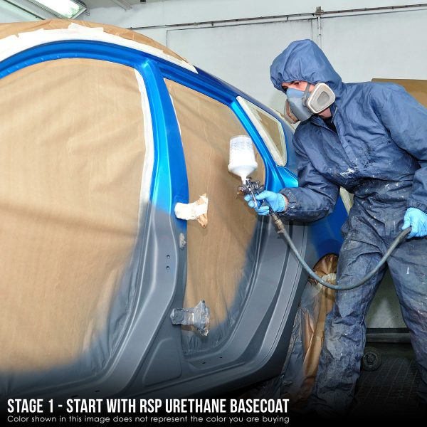 Fern Green Metallic - Urethane Basecoat with Clearcoat Auto Paint - Complete Fast Gallon Paint Kit - Professional Gloss Automotive Car Truck Coating Sale - Image 5