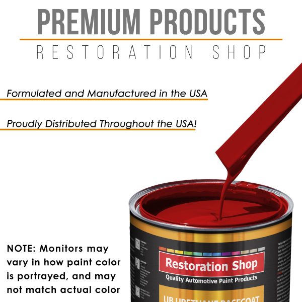 Torch Red - Urethane Basecoat with Premium Clearcoat Auto Paint - Complete Medium Gallon Paint Kit - Professional High Gloss Automotive Coating Online - Image 4