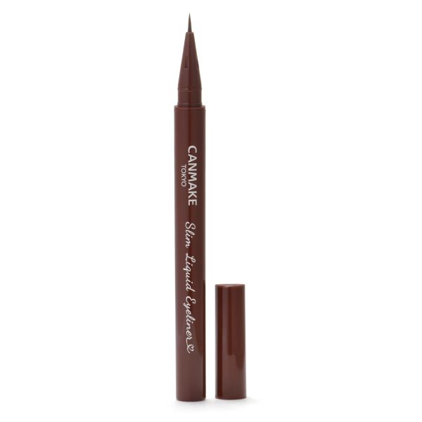 Canmake Slim Liquid Eyeliner in 02 Brown Long-Lasting Eye Makeup by Canmake on Sale - Image 2