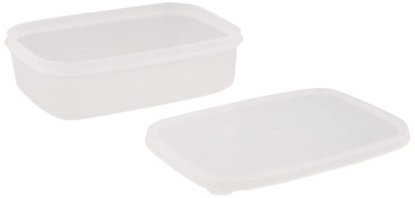 Set Of 2 Nagao Japan Storage Containers 760Ml Easy To Clean Square Polypropylene S-54 Discount - Image 3