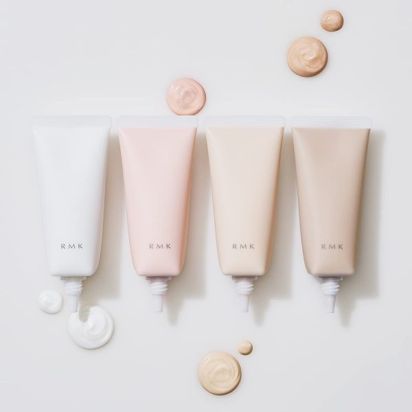Rmk Smooth Fit Poreless Base Cream 02 - 35g Pale Pink Moisturizing Makeup Foundation Online - Image 2