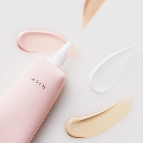Rmk Smooth Fit Poreless Base Cream 02 - 35g Pale Pink Moisturizing Makeup Foundation Online - Image 3