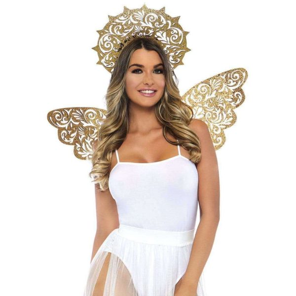 Golden Angel Halo & Wings Kit Sale